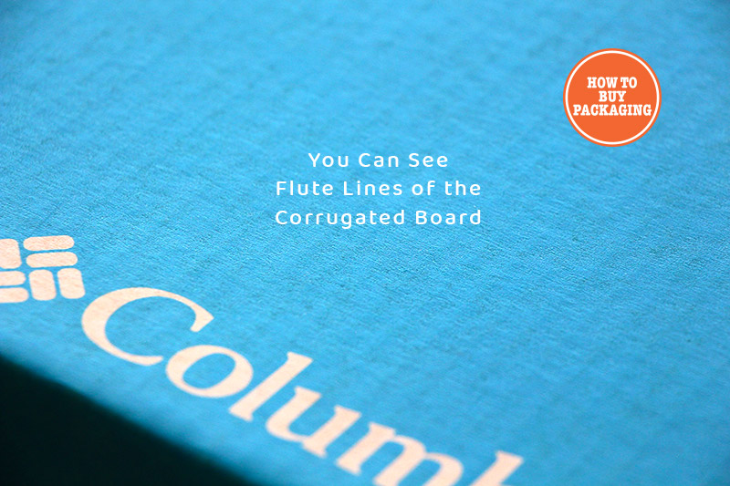 Corrugated Fluting Can Be Seen on This Retail Box