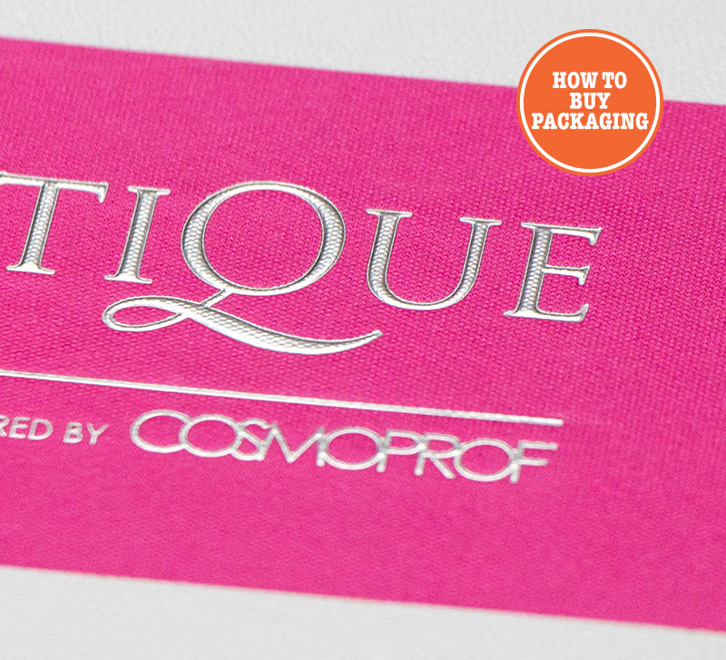 Foil Stamp on a Fabric Box Wrap